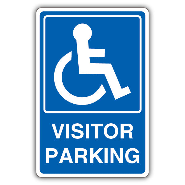 Visitor Parking – Mandatory Disabled – Blue