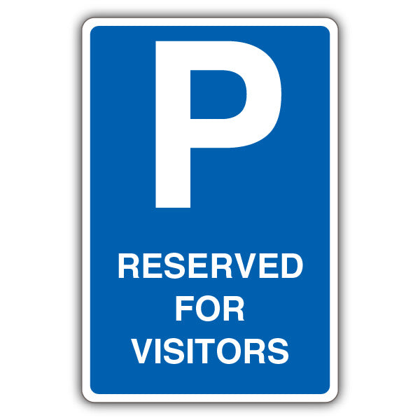 Reserved For Visitors – Blue