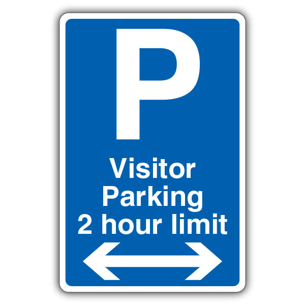 Visitor Parking 2 Hour Limit – Arrow Left/Right