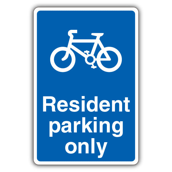 Bicycle Parking Only – Blue