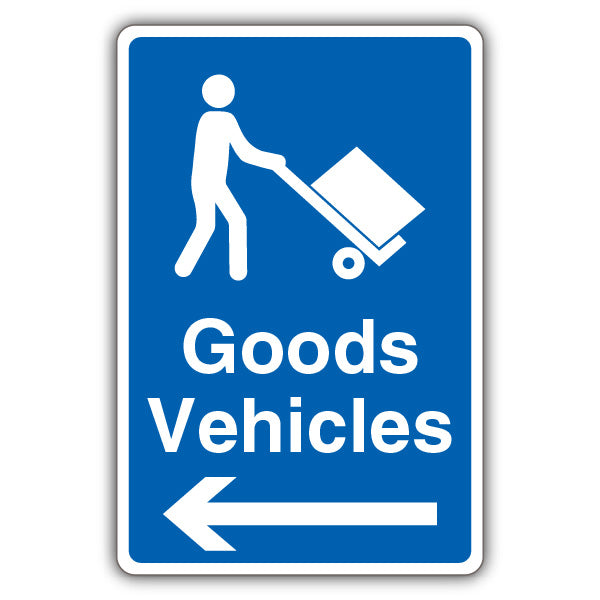 Goods Vehicles – Mandatory Loading Vehicle – Arrow Left