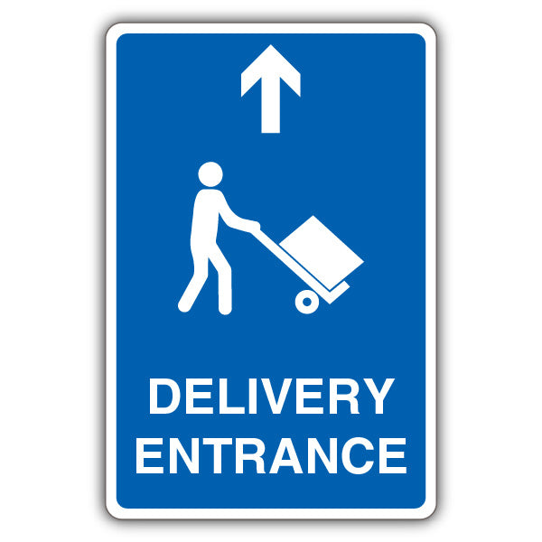 Delivery Entrance – Mandatory Loading Vehicle – Arrow Up
