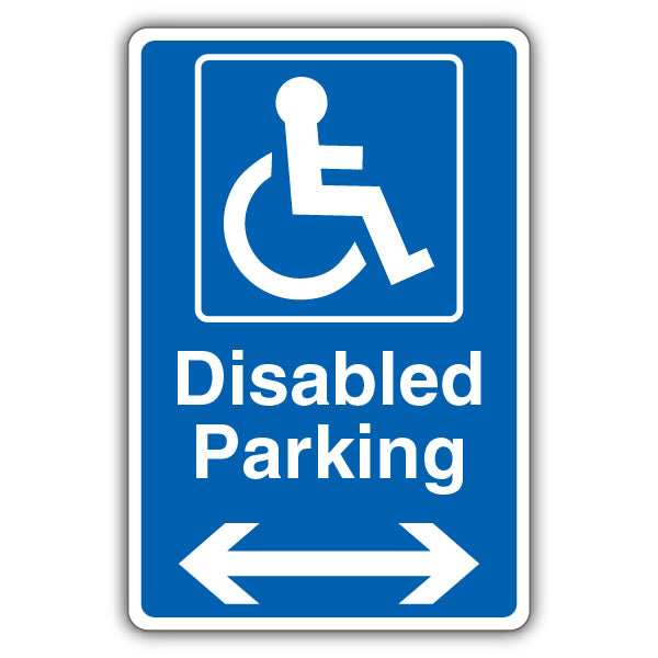 Disabled Parking – Blue Arrow Left/Right