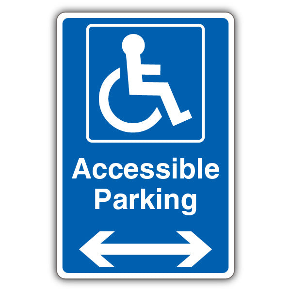 Accessible Parking – Blue Arrow Left/Right