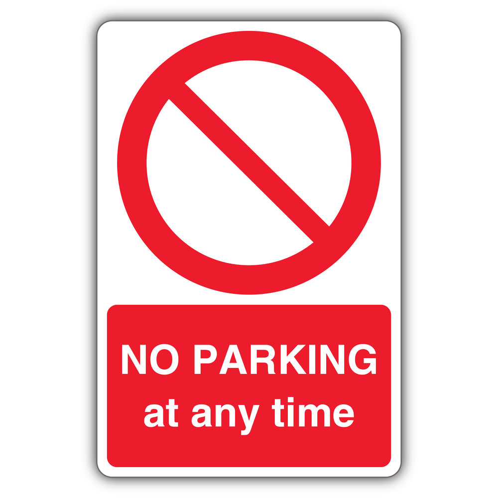 No Parking At Any Time – Prohibition Symbol