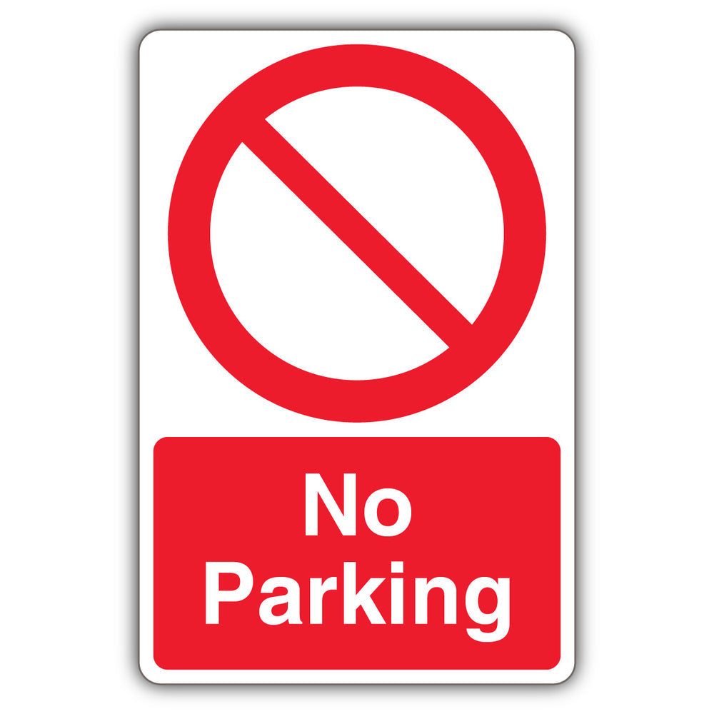 No Parking – Prohibition Symbol