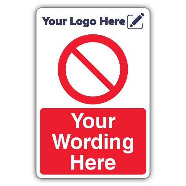 Prohibition Icon – Add Your Logo