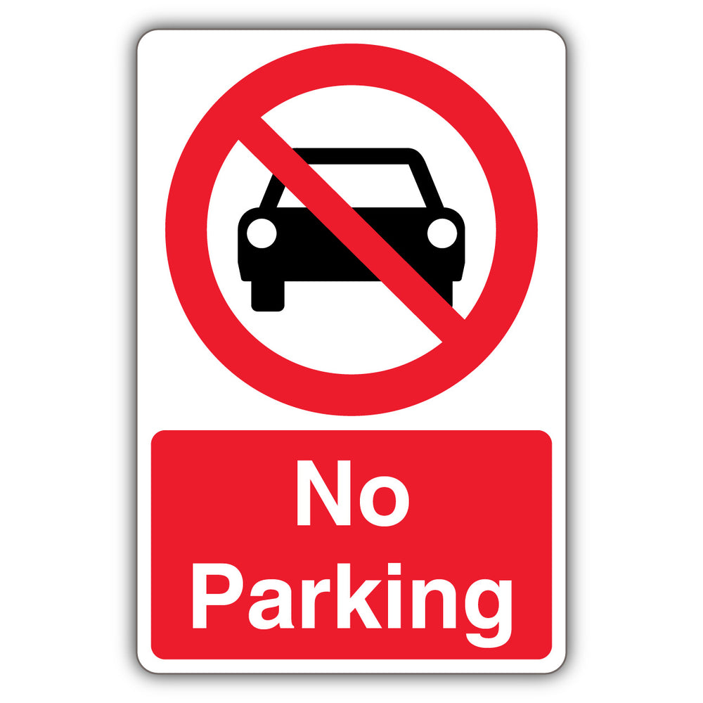 No Parking – Prohibition Symbol With Car