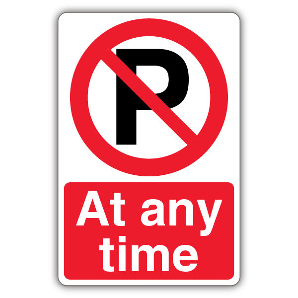At Any Time – Prohibition Symbol With ‘P’