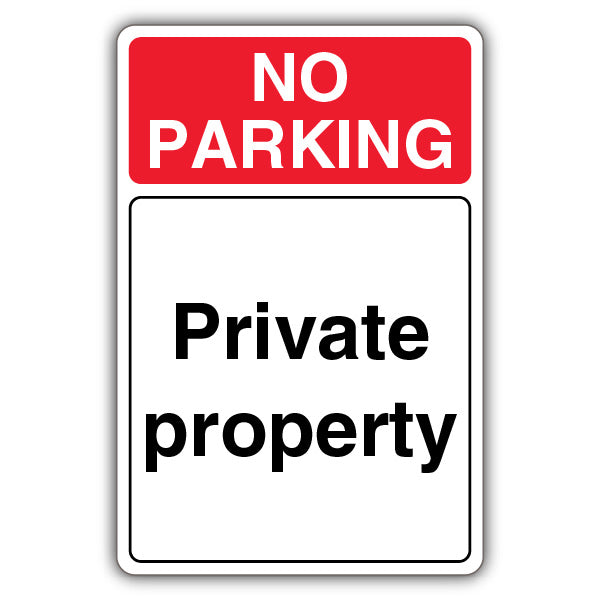 No Parking Private Property