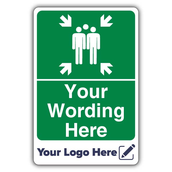 Assembly Point Custom Text – Add Your Logo