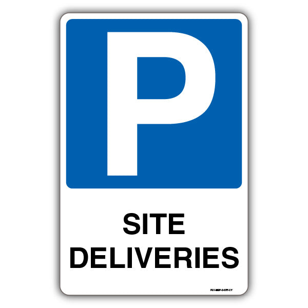 Site Deliveries – Mandatory Blue Parking