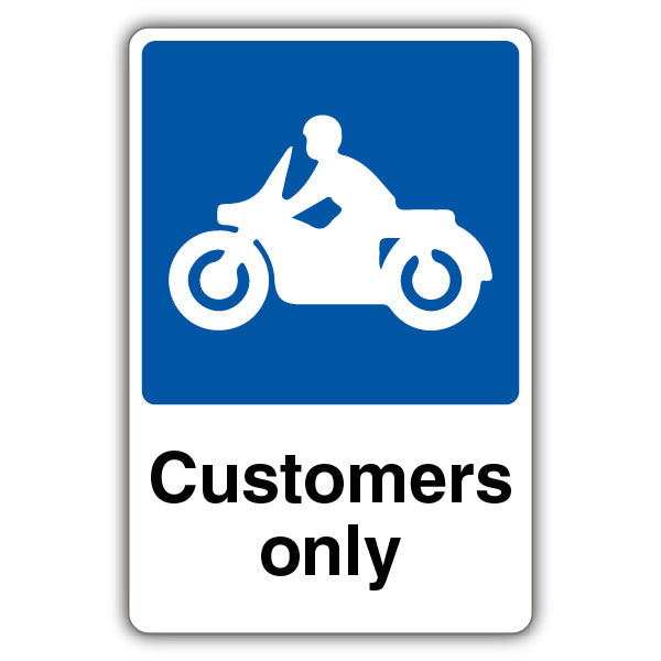 Customers Only – Mandatory Motorcycle Parking