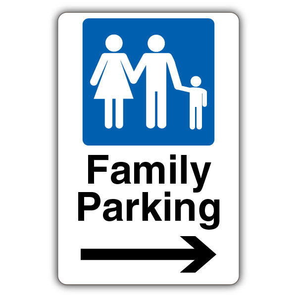 Family Parking – Arrow Right