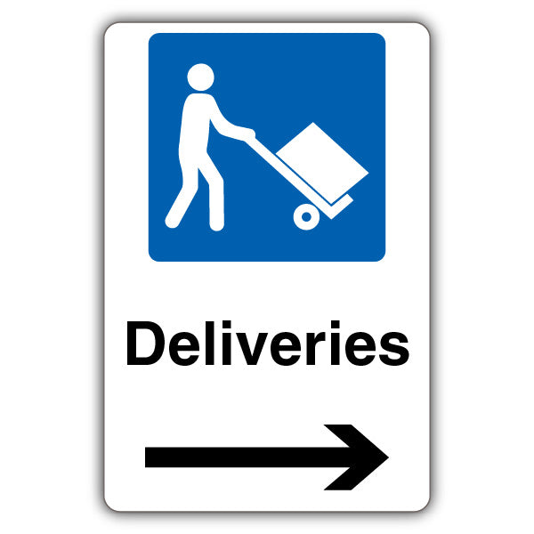 Deliveries – Mandatory Loading Vehicle – Arrow Right