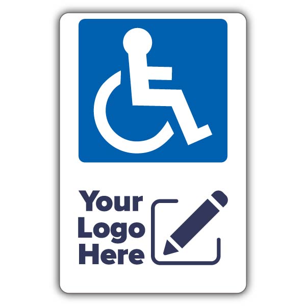 Disabled Parking Icon – Add Your Logo