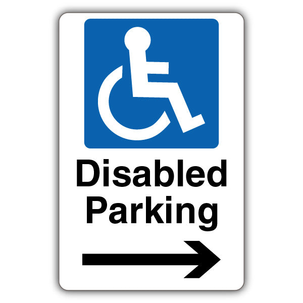 Disabled Parking – Arrow Right