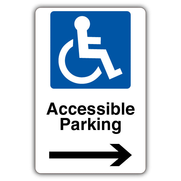 Accessible Parking – Arrow Right