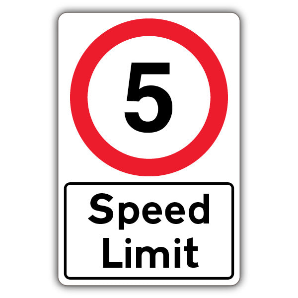 Speed Limit – Speed Limit 5 MPH