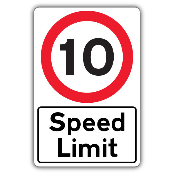 Speed Limit – Speed Limit 10 MPH