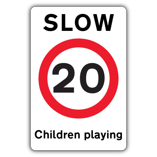 Slow Children playing – Speed Limit 20