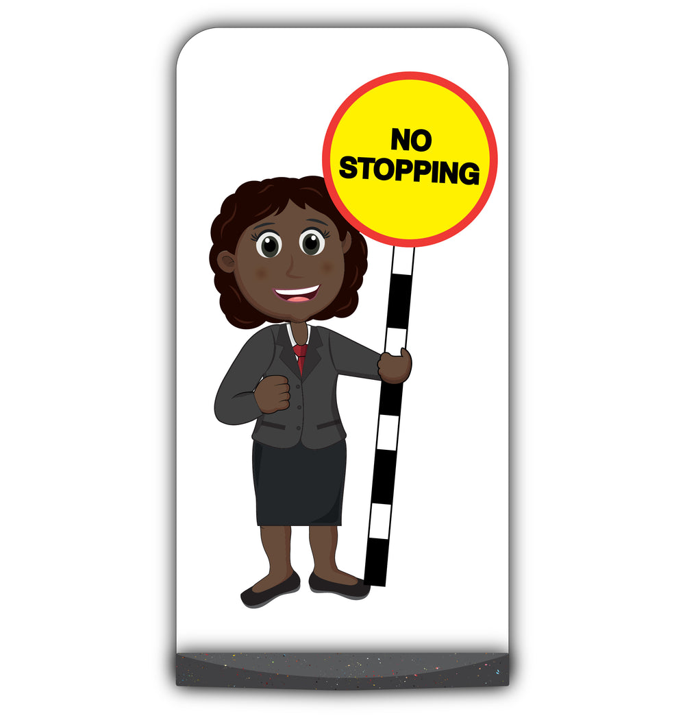 Teacher Flat Panel Pavement Sign – Ms Simmons – No Stopping
