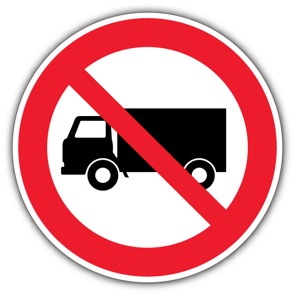 Lorry Prohibition – Symbol