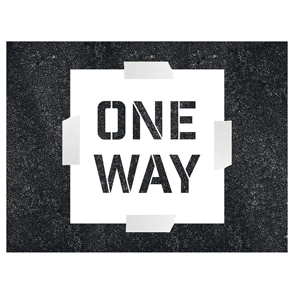 One Way – Stencil