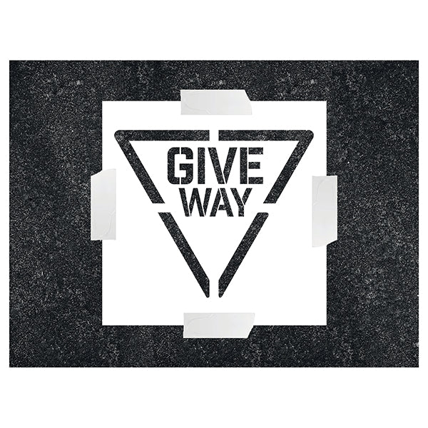 Give Way – Stencil