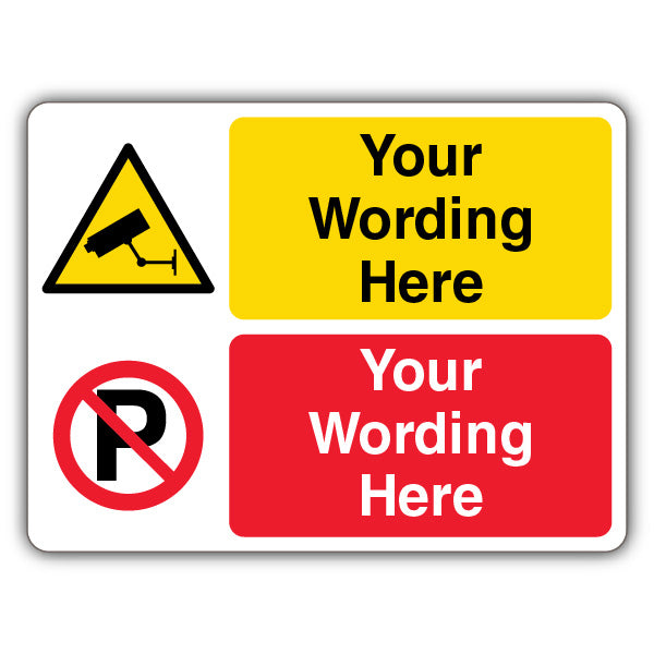 Custom – CCTV/No Parking – Landscape