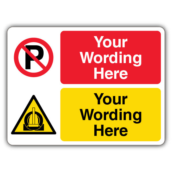 Custom – Wheel Clamping/No Parking – Landscape