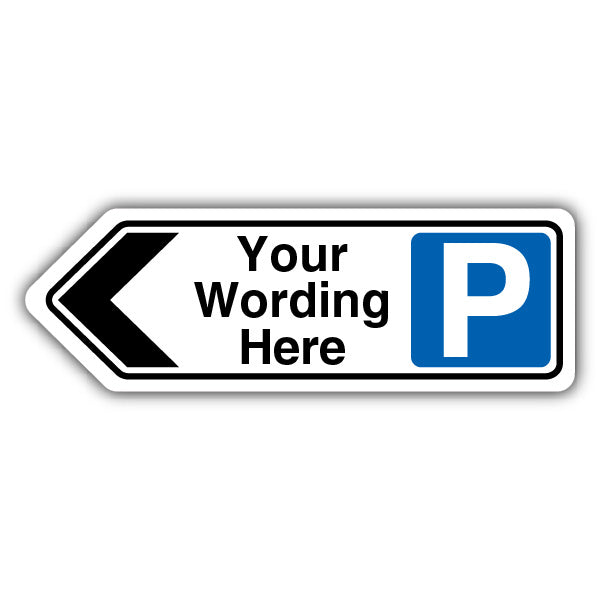 Custom – Chevron / Mandatory Parking – Arrow Left