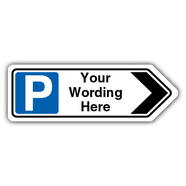 Custom – Chevron / Mandatory Parking – Arrow Right