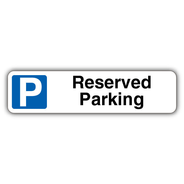 Reserved Parking – Mandatory Blue Parking – Kerb Sign