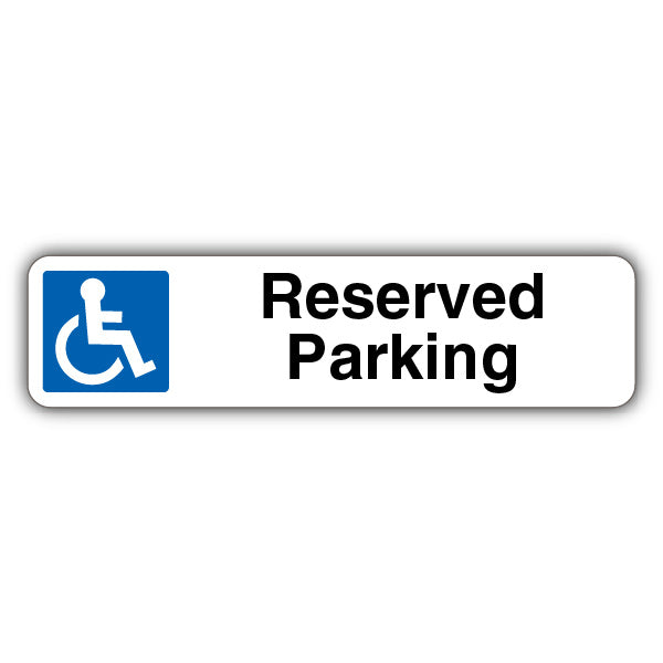 Reserved Parking – Mandatory Disabled – Kerb Sign