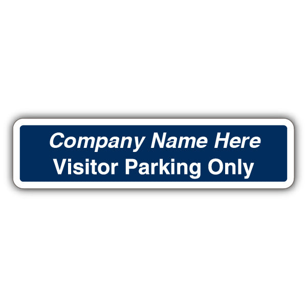 Custom Text – Visitor Parking Only – Kerb Sign