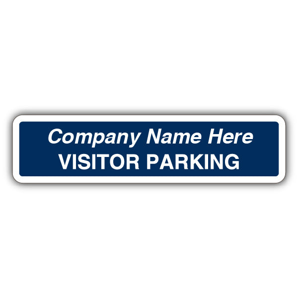 Custom Company Name – Visitor Parking – Kerb Sign