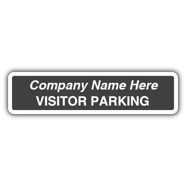 Custom Text – Visitor Parking – Kerb Sign