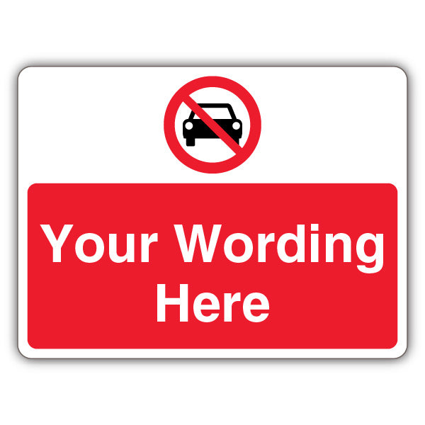 Custom – Prohibitory Car Circle – Landscape