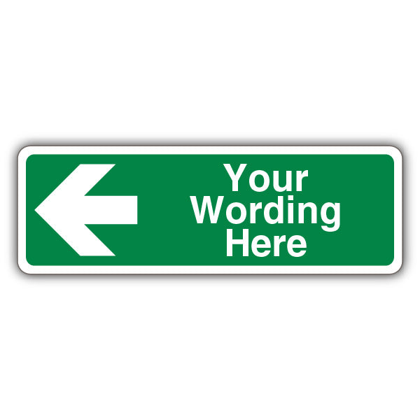 Custom – Green Safe Condition – Slim Arrow Left