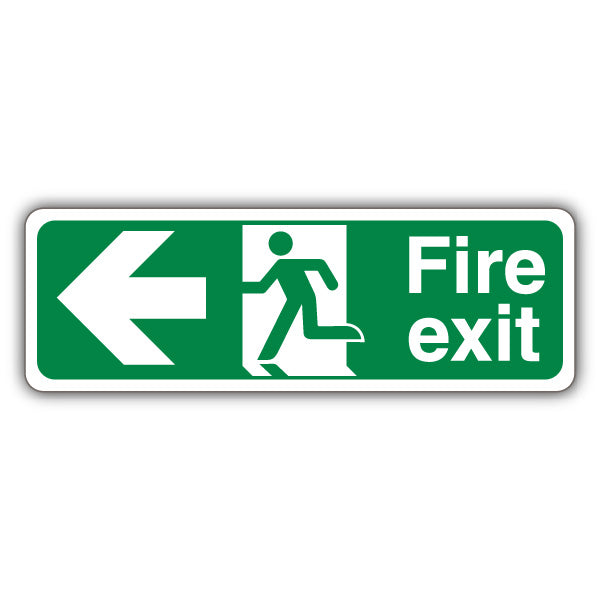 Fire Exit Arrow Left