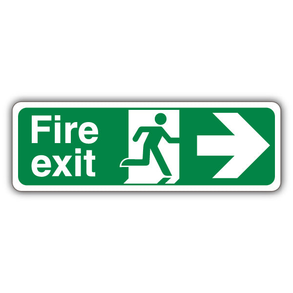 Fire Exit Arrow Right