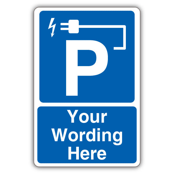 Custom – Mandatory Parking Vehicle Charging – Blue