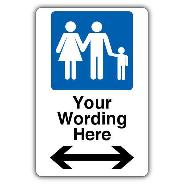 Custom – Mandatory Family Parking – Arrow Left/Right