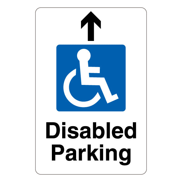 Disabled Parking – Arrow Up