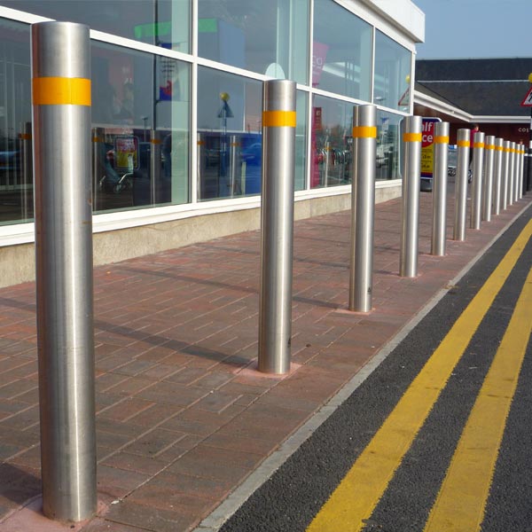 Plain Stainless Steel Bollards