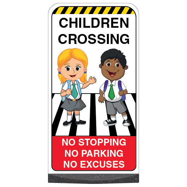 Children Crossing – No Stopping, No Parking, No Excuses