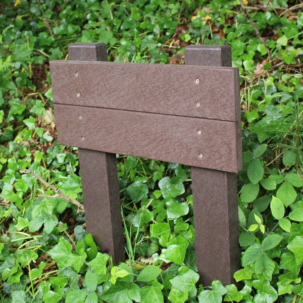 Recycled Plastic Sign Post