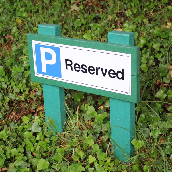 Recycled Plastic Sign Post