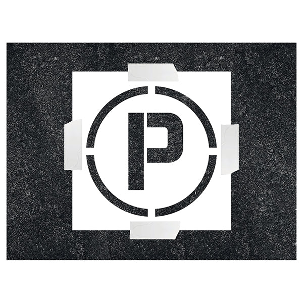 Parking Icon – Stencil
